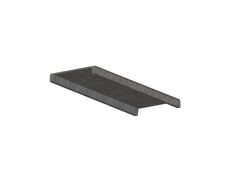 Produit plancher caisson en béton préfabriqué CIR PREFA, plan 3D