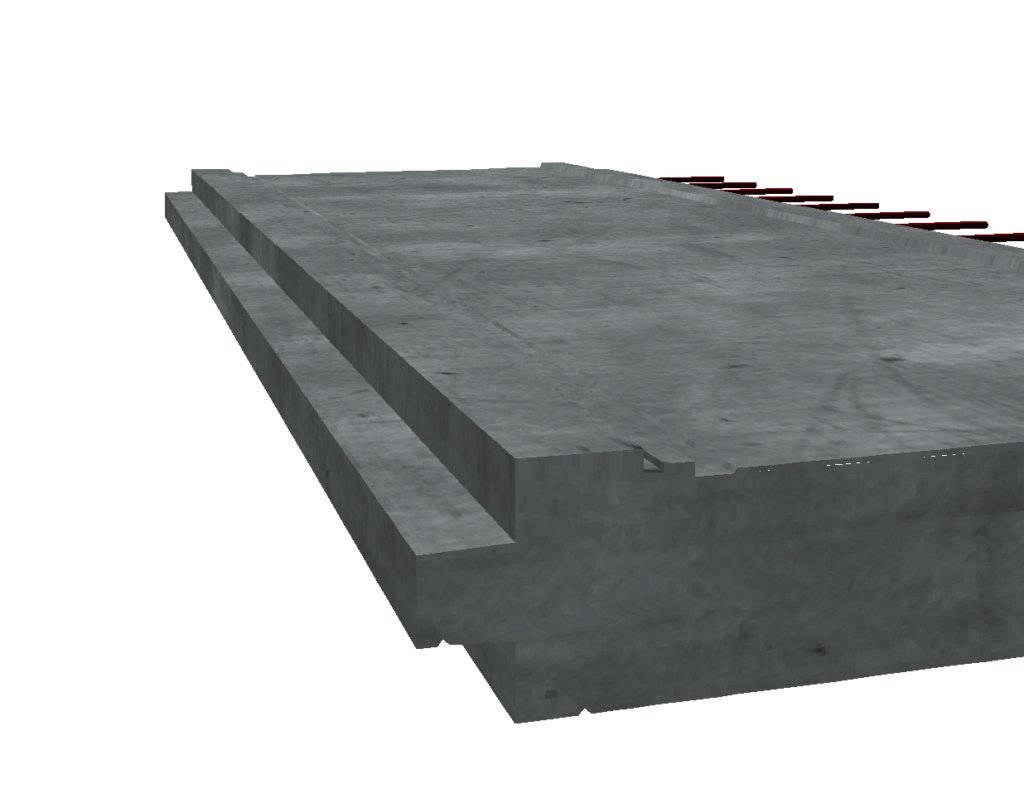 Coursive en béton préfabriqué, un produit CIR PREFA pour vos constructions