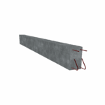 Représentation 3D d’une longrine béton