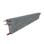 Panne en béton préfabriqué - Rendu 3D
