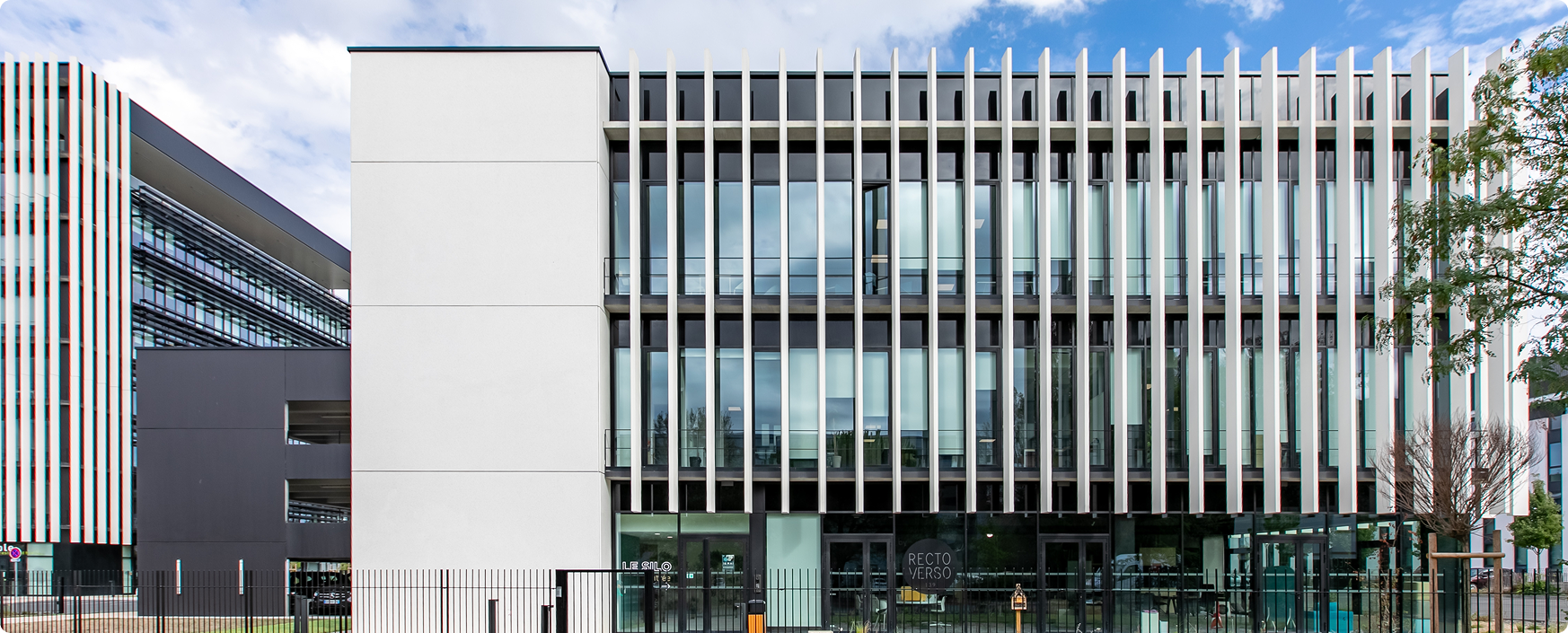 Bâtiment Le Silo conçu avec des éléments en béton préfabriqué par CIR PREFA